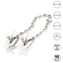 Load image into Gallery viewer, Nipple Play Crystal Nipple Clamps
