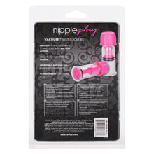Load image into Gallery viewer, Nipple Play Vacuum Twist Suckers Pink
