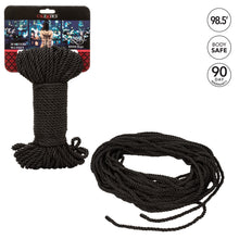 Load image into Gallery viewer, Scandal Bdsm Rope 30m/98.5 Ft Black
