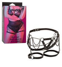 Load image into Gallery viewer, Euphoria Thigh Harness W/ Chains Plus Size
