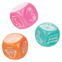 Load image into Gallery viewer, Naughty Bits Roll With It Icon Based Sex Dice
