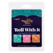 Load image into Gallery viewer, Naughty Bits Roll With It Icon Based Sex Dice
