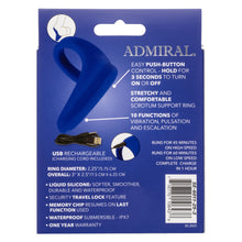 Load image into Gallery viewer, Admiral Vibrating Pernium Ring &amp; Massager Liquid Silicone
