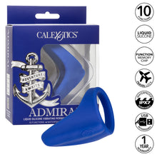 Load image into Gallery viewer, Admiral Vibrating Pernium Ring &amp; Massager Liquid Silicone
