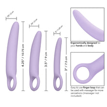 Load image into Gallery viewer, Dr Laura Berman Alena Set Of 3 Silicone Dilators
