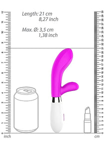 Achilles Ultra Soft Silicone 10 Speeds Fuschia