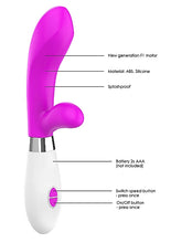 Load image into Gallery viewer, Achilles Ultra Soft Silicone 10 Speeds Fuschia
