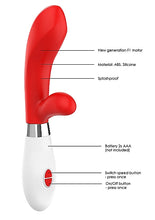 Load image into Gallery viewer, Achilles Ultra Soft Silicone 10 Speeds Red
