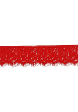 Load image into Gallery viewer, Mystere Lace Mask Red
