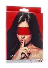 Load image into Gallery viewer, Mystere Lace Mask Red
