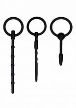 Load image into Gallery viewer, Urethral Sounding Plug Set Black
