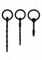 Urethral Sounding Plug Set Black