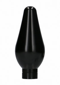 (wd) Interchangeable Butt Plug Rounded Medium Black