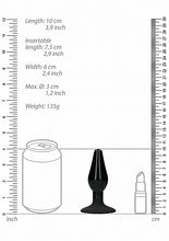 Load image into Gallery viewer, (wd) Interchangeable Butt Plug Rounded Medium Black
