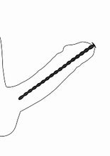 Load image into Gallery viewer, Silicone Spiral Screw Plug Set Advanced Urethral Sounding Black
