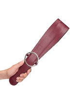 Load image into Gallery viewer, Ouch Halo Belt Flogger Burgundy

