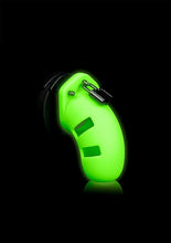Load image into Gallery viewer, Glow Model 20 Cock Cage 3.5 In Glow In The Dark
