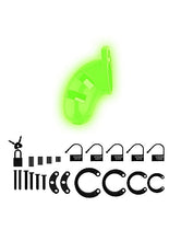 Load image into Gallery viewer, Glow Model 20 Cock Cage 3.5 In Glow In The Dark
