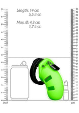 Load image into Gallery viewer, Glow Model 20 Cock Cage 3.5 In Glow In The Dark
