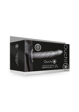 Load image into Gallery viewer, Ouch! Twisted Hollow Strap-on 8in Gunmetal
