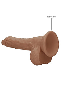 Realrock 7in Dong Tan W/ Testicles