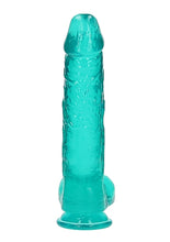 Load image into Gallery viewer, Realrock Realistic Dildo W/ Balls 10in Turquoise
