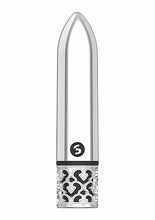 Load image into Gallery viewer, Royal Gems Glamor Powerful Bullet Rechargeable Silver
