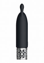 Load image into Gallery viewer, Royal Gems Twinkle Silicone Bullet Rechargeable Black
