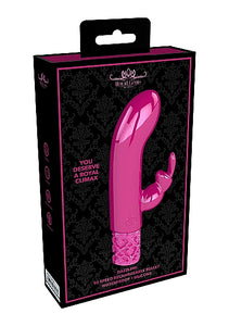 Royal Gems Dazzling Pink Rechargeable Silicone Bullet