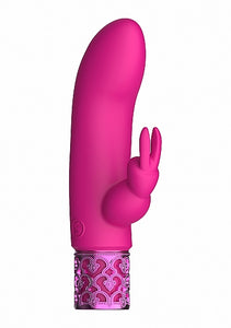 Royal Gems Dazzling Pink Rechargeable Silicone Bullet