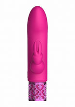 Load image into Gallery viewer, Royal Gems Dazzling Pink Rechargeable Silicone Bullet
