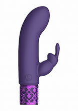 Load image into Gallery viewer, Royal Gems Dazzling Purple Rechargeable Silicone Bullet
