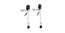 Load image into Gallery viewer, Broad Tip Clamp W/purple Beads
