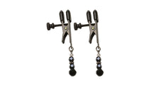 Load image into Gallery viewer, Clamp Black Broad Tip W/beads
