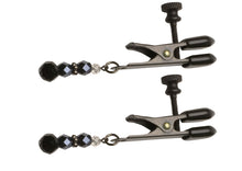 Load image into Gallery viewer, Clamp Black Broad Tip W/beads
