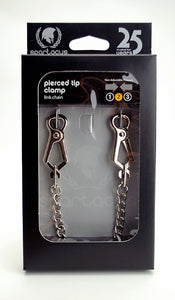 Pierced Clamp W/ Link Chain