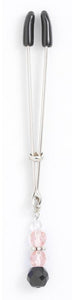 Tweezer Clit Clamp W/pink Beads