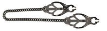 Load image into Gallery viewer, Black Butterfly Clamp W/link Chain
