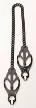Load image into Gallery viewer, Black Butterfly Clamp W/link Chain
