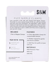 Load image into Gallery viewer, Sex &amp; Mischief Puff Nipple Clamps
