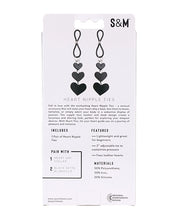 Load image into Gallery viewer, Sex &amp; Mischief Heart Nipple Clamps
