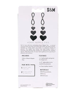 Sex & Mischief Heart Nipple Clamps