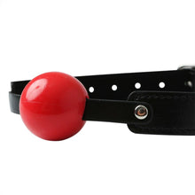 Load image into Gallery viewer, Sex &amp; Mischief Solid Red Ball Gag
