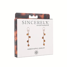 Load image into Gallery viewer, Sincerely Amber Nipple Jewelry
