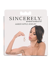 Load image into Gallery viewer, Sincerely Amber Nipple Jewelry
