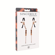 Load image into Gallery viewer, Sincerely Amber Beaded Nipple Jewelry
