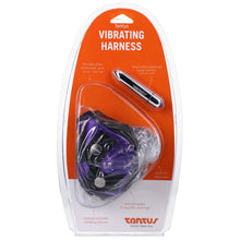 Load image into Gallery viewer, Velvet Vibrating Harness Purple
