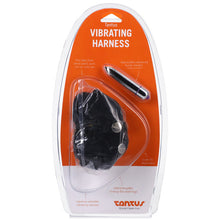 Load image into Gallery viewer, Velvet Vibrating Harness Onyx
