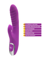 Load image into Gallery viewer, Viben Frenzy Rabbit Vibe W/ Clit Suction Berry
