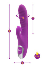 Load image into Gallery viewer, Viben Frenzy Rabbit Vibe W/ Clit Suction Berry
